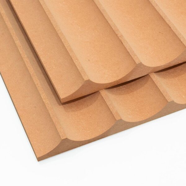 Painel MDF Côncavo Estilo U